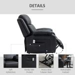 HOMCOM Electric Recliner Chair with Massage and Lift