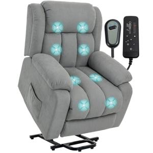 Electric Recliner Chair with Massage and Remote