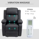 HOMCOM Electric Recliner Chair with Massage and Lift