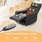 Comfortable Recliner with Massage & Heat Features