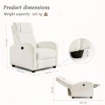 BonVache Recliner Armchair with USB Ports