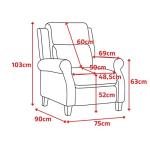 Colorful Floral Recliner Armchair for Relaxation