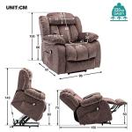 FammyLoft Electric Recliner Chair with Heat & Massage