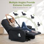 SQUEBILIFE Electric Recliner Chair with Heat & Massage