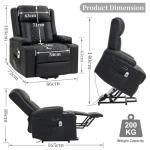 Electric Recliner Chair with Massage and Heat