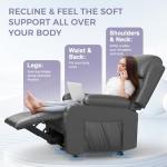 Electric Recliner Chair with Massage, Heat, Footrest
