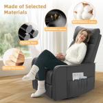 Comfortable Recliner with Massage & Heat Features