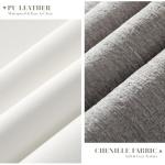 DEKKETO Ergonomic Recliner Chair with Footstool