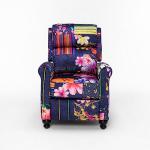 Colorful Floral Recliner Armchair for Relaxation