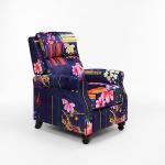 Colorful Floral Recliner Armchair for Relaxation