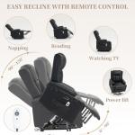 Electric Recliner Chair with Massage and Heat