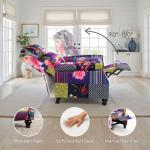 Colorful Floral Recliner Armchair for Relaxation