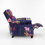 Colorful Floral Recliner Armchair for Relaxation