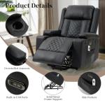 Electric Recliner Chair with Massage and Heat