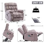Electric Recliner Sofa with Massage and Heat