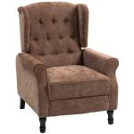 Vintage Wingback Recliner Chair with Tufted Back