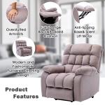 Electric Recliner Sofa with Massage and Heat