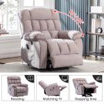 Electric Recliner Sofa with Massage and Heat