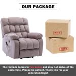 Electric Recliner Sofa with Massage and Heat