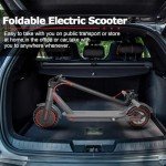 Adult Electric Scooter with App, 3 Speeds, Foldable