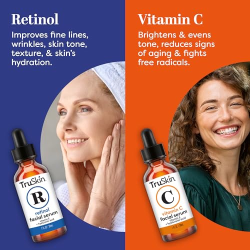 TruSkin Retinol & Vitamin C Face Serum Duo