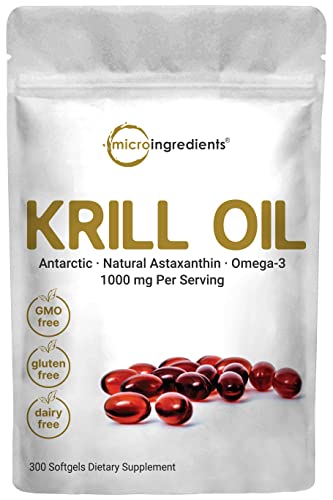 Antarctic Krill Oil 1000mg - Omega-3 Supplement