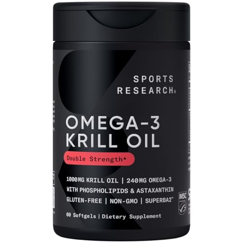 Antarctic Krill Oil Omega 3 Softgels 1000mg