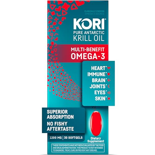 Kori Omega 3 Krill Oil Softgels - 1200mg