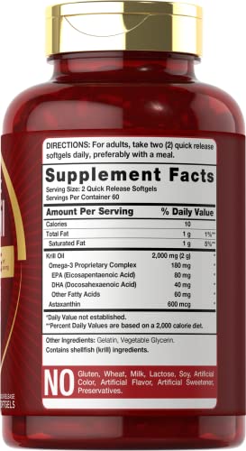 Infrared Skin Care Krill Oil 2000 mg Softgels