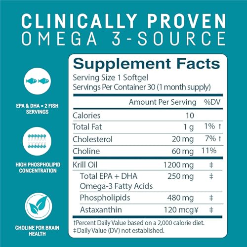 Kori Omega 3 Krill Oil Softgels - 1200mg