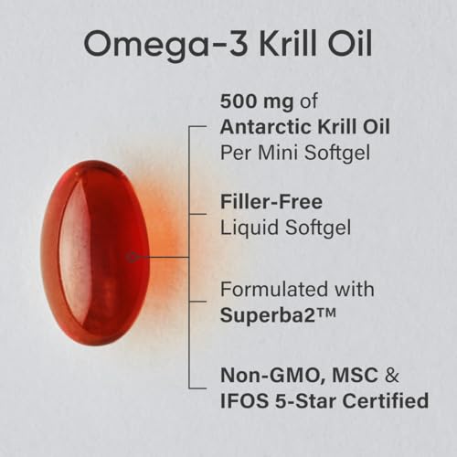 Antarctic Krill Oil Omega 3 Softgels 500mg