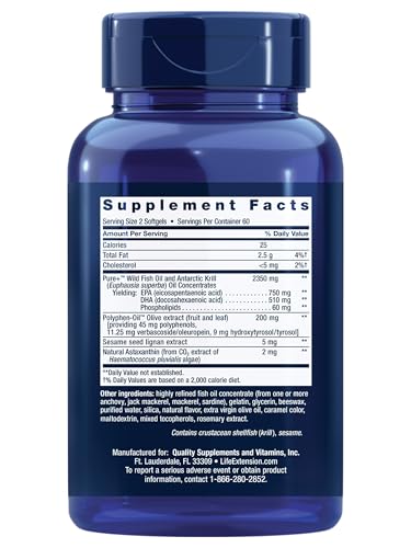 Super Omega-3 EPA/DHA Softgels for Heart Health