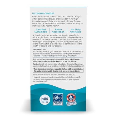 Nordic Naturals Ultimate Omega – High-Potency Fish Oil