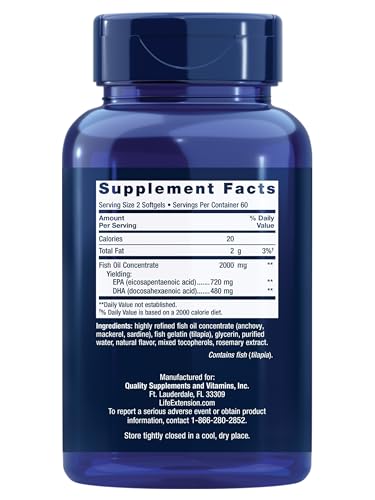 Mega EPA/DHA Omega-3 for Heart & Brain Health
