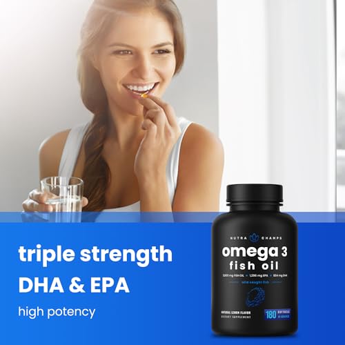 High Potency Omega 3 Fish Oil Capsules