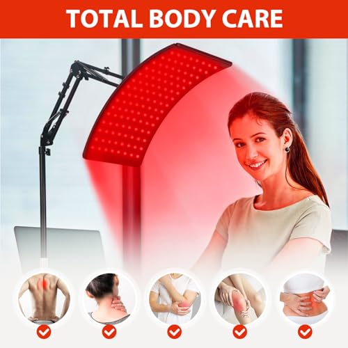 Adjustable Infrared Red Light Therapy Lamp for Skin Care