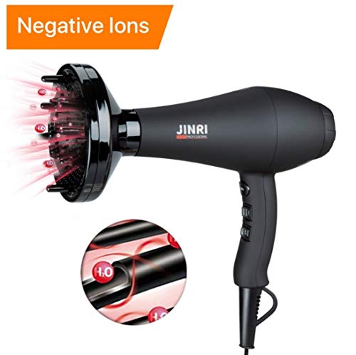 Professional Ionic Infrared Hair Dryer with Diffuser & Concentrator