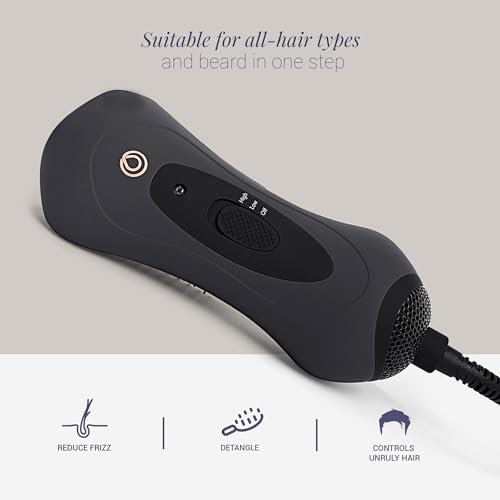 2-in-1 Infrared Hair Brush Dryer for Men