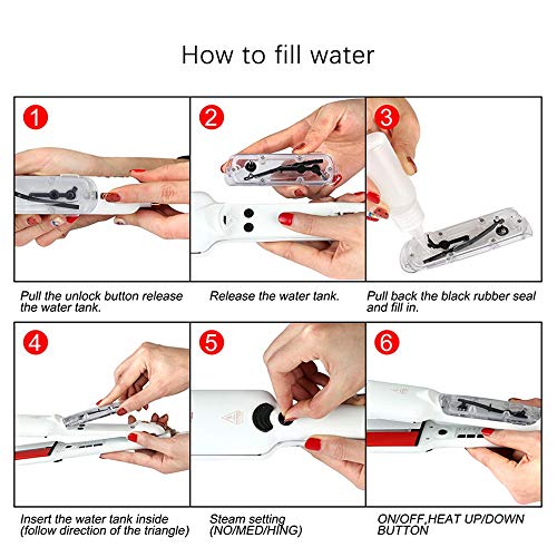 2-in-1 Infrared Flat Iron & Curler for Hair