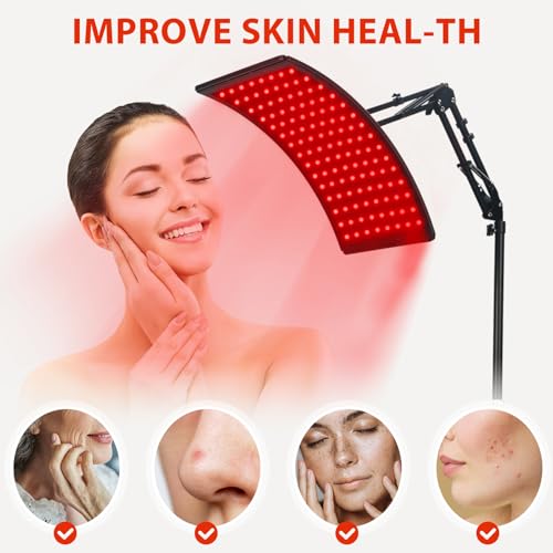 Adjustable Infrared Red Light Therapy Lamp for Skin Care