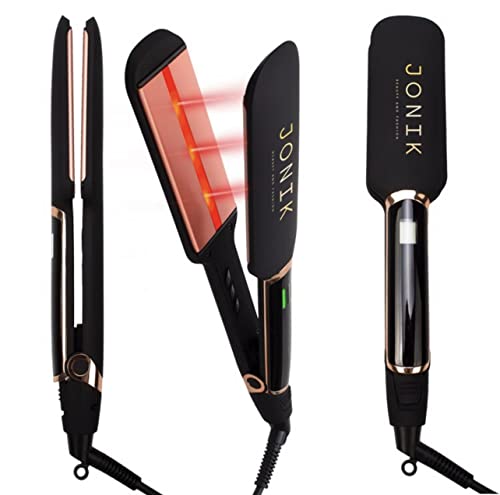 Jonik Infrared Hair Straightener and Curler, Ceramic Tourmaline Plates