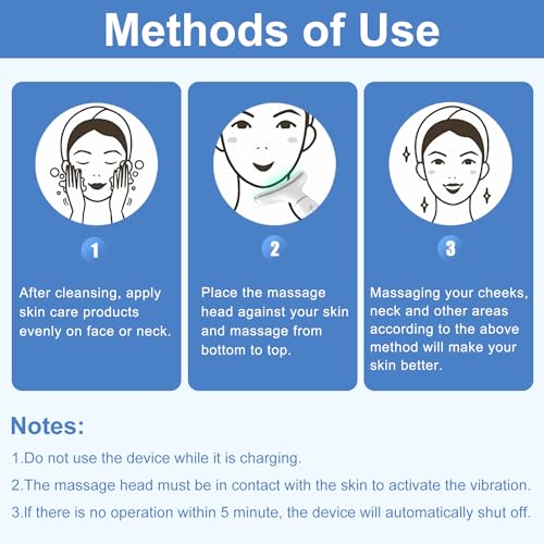 Infrared Face & Neck Anti-Aging Massager Device with LED