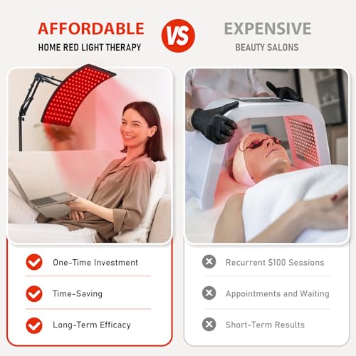 Adjustable Infrared Red Light Therapy Lamp for Skin Care