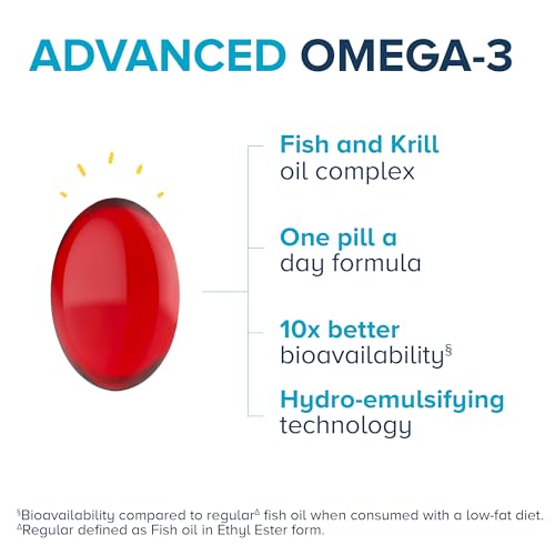 Omega 3 Krill & Fish Oil Complex, 90 Count