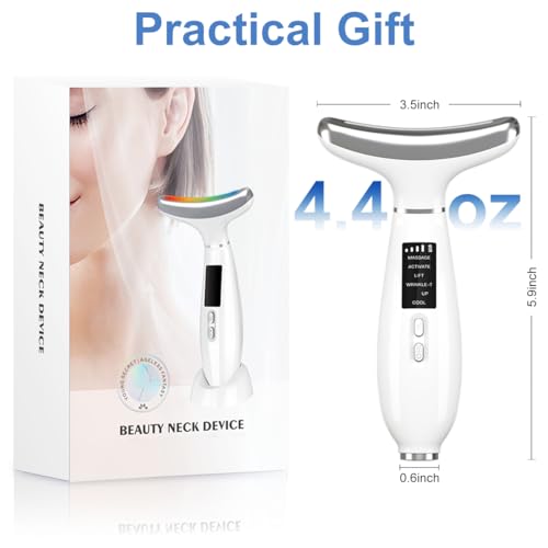 Infrared Face & Neck Anti-Aging Massager Device with LED