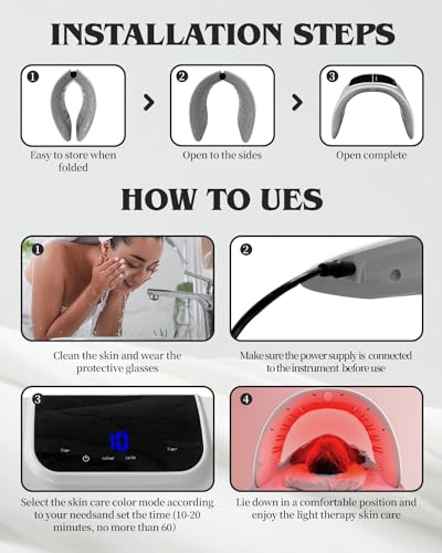 Beuwe LED Face Mask for Infrared Skin Care