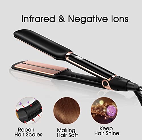 Jonik Infrared Hair Straightener and Curler, Ceramic Tourmaline Plates