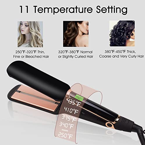 Jonik Infrared Hair Straightener and Curler, Ceramic Tourmaline Plates