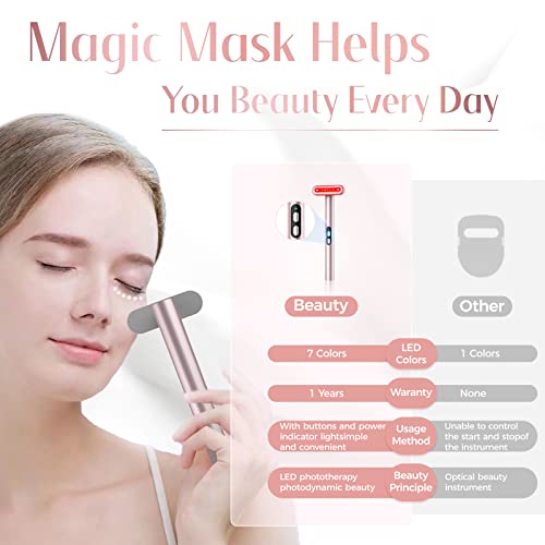 Infrared LED Light Therapy Face Massager for Skin