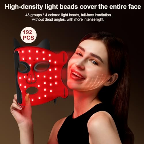 Portable Rechargeable Red Light Therapy Face Mask